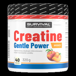 Survival Creatine Monohydrate Gentle Power 320 g broskev