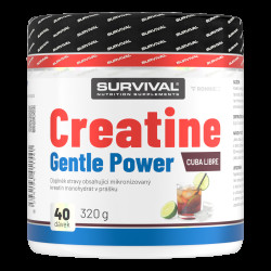 Survival Creatine Monohydrate Gentle Power 320 g cuba libre