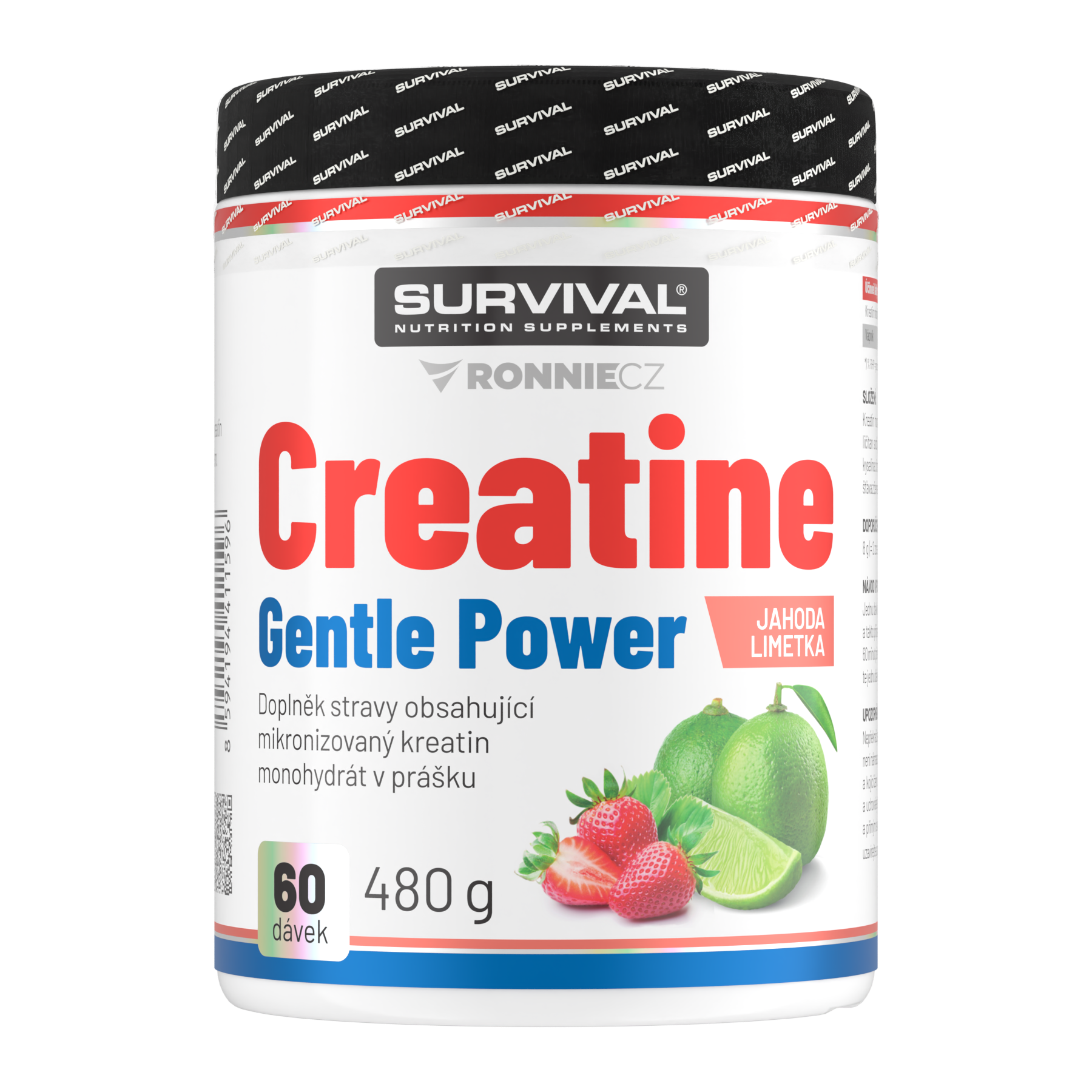 Survival Creatine Monohydrate Gentle Power 480 g limeta-jahoda
