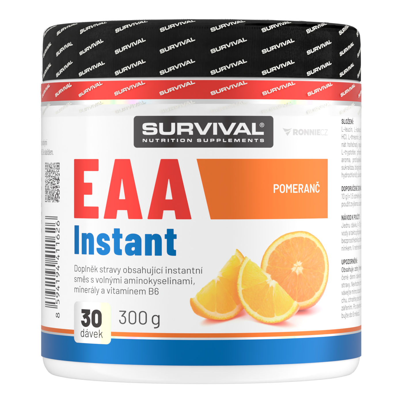 Survival EAA Instant 300 g pomeranč