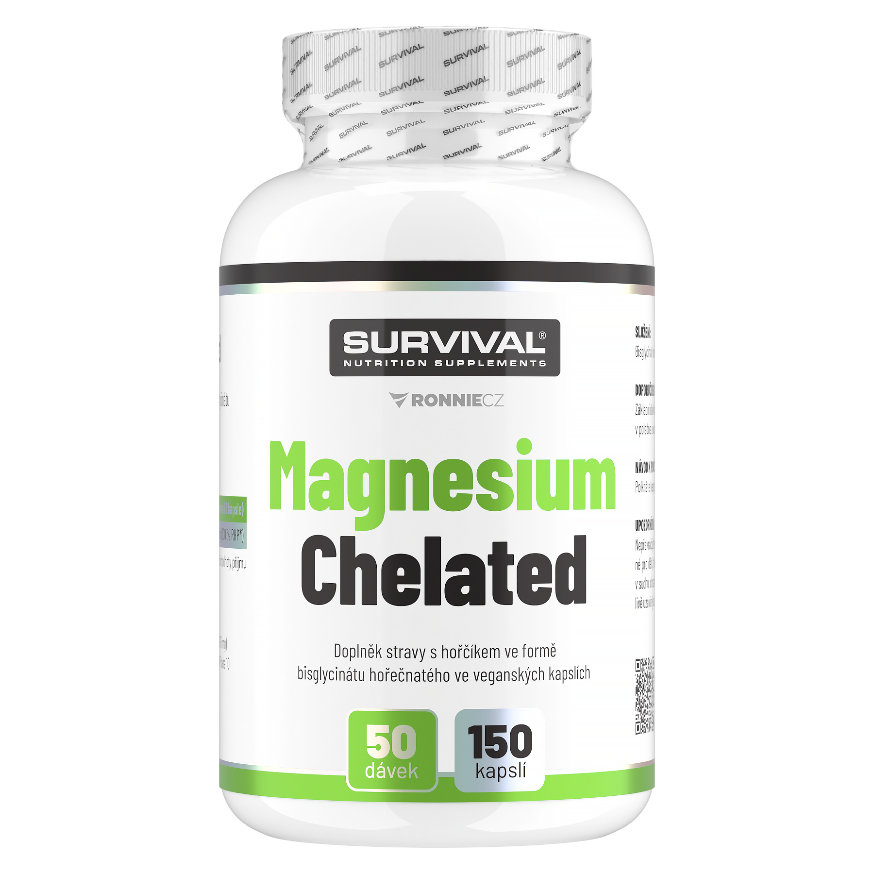 Survival Hořčík • Magnesium Chelated 150 cps