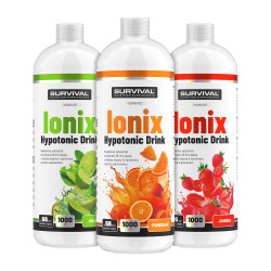 Survival Ionix Hypotonic Drink 1000 ml 2+1 ZDARMA pomeranč + tropic + jahoda