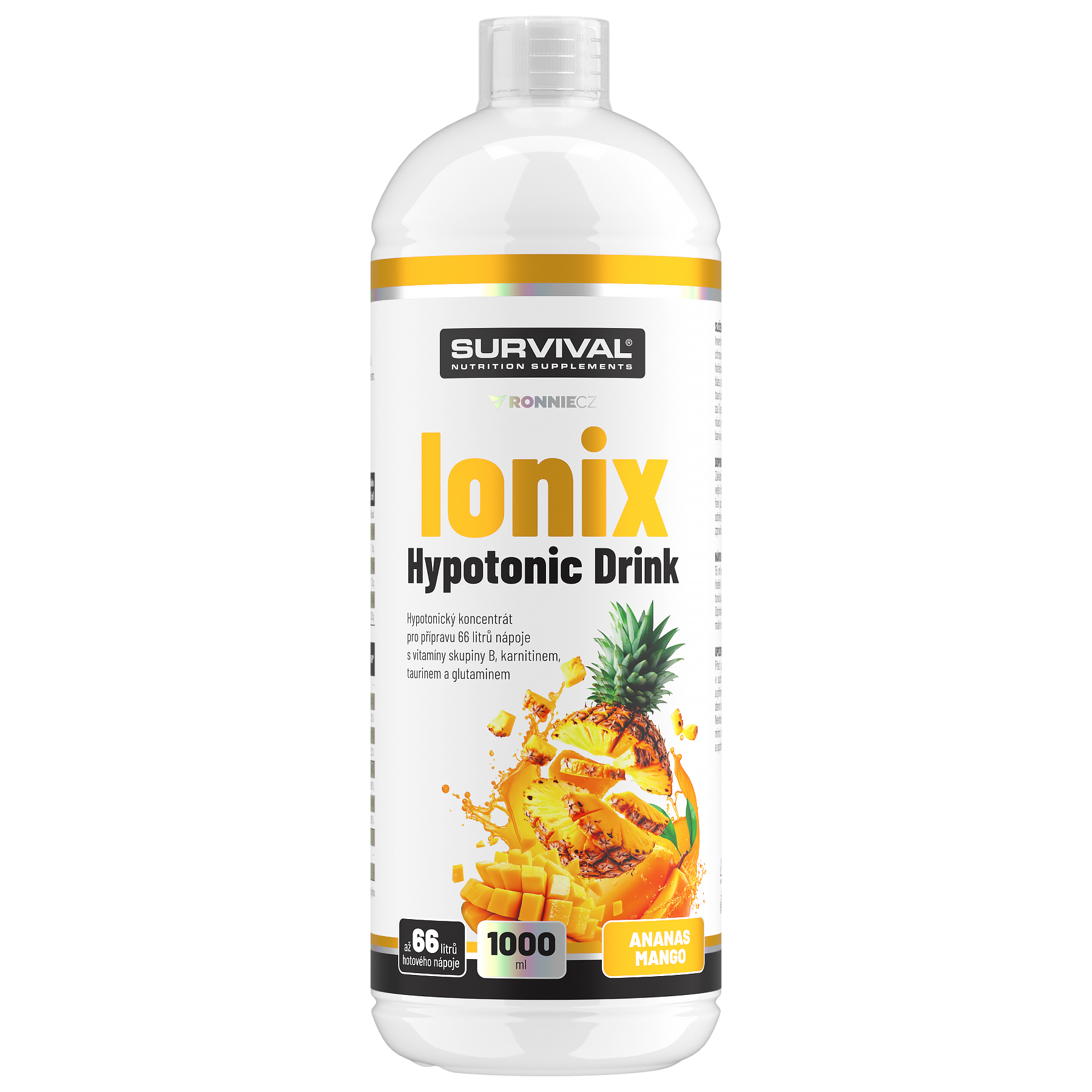 Survival Ionix Hypotonic Drink 1000 ml ananas-mango