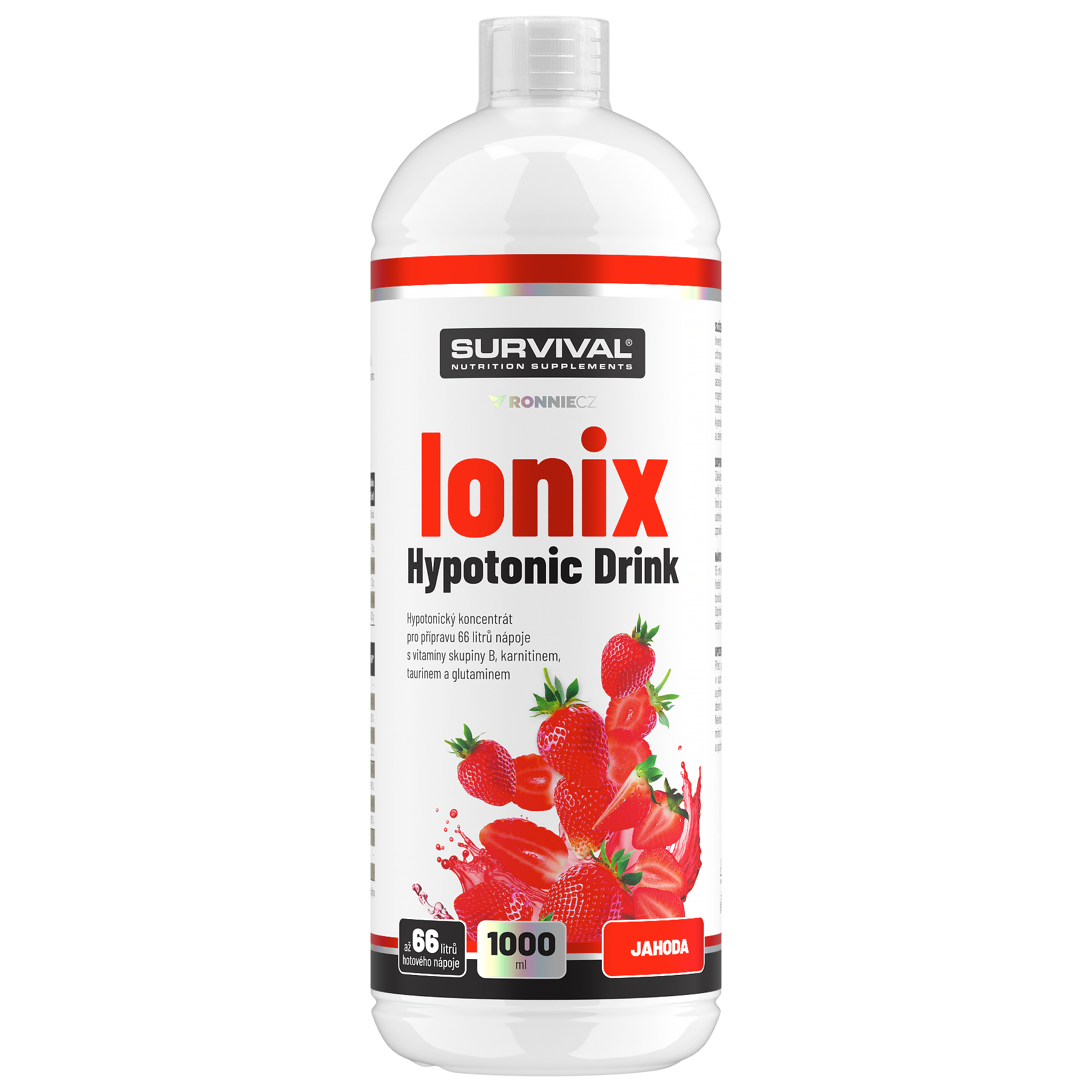 Survival Ionix Hypotonic Drink 1000 ml jahoda