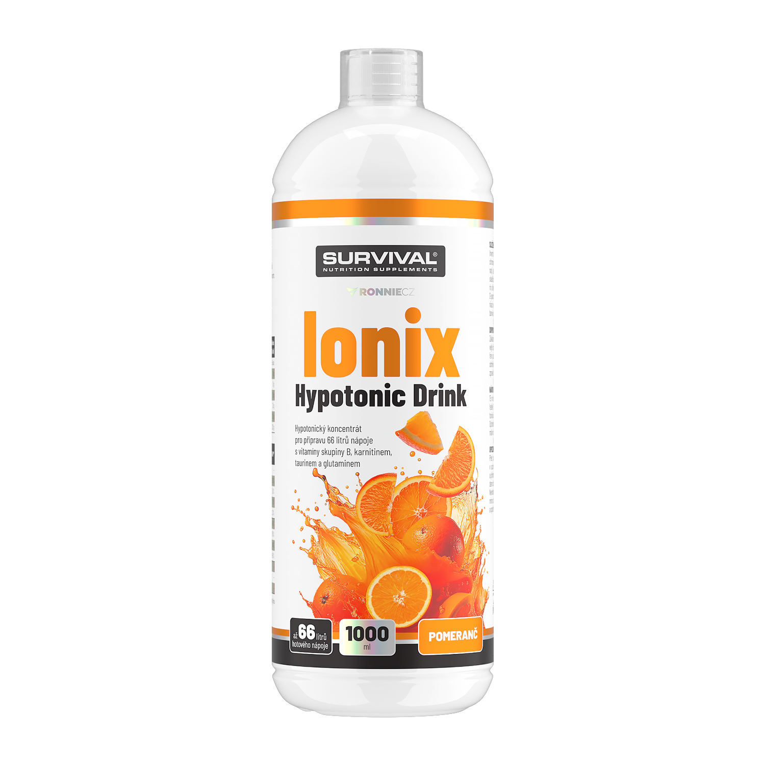 Survival Ionix Hypotonic Drink 1000 ml pomeranč