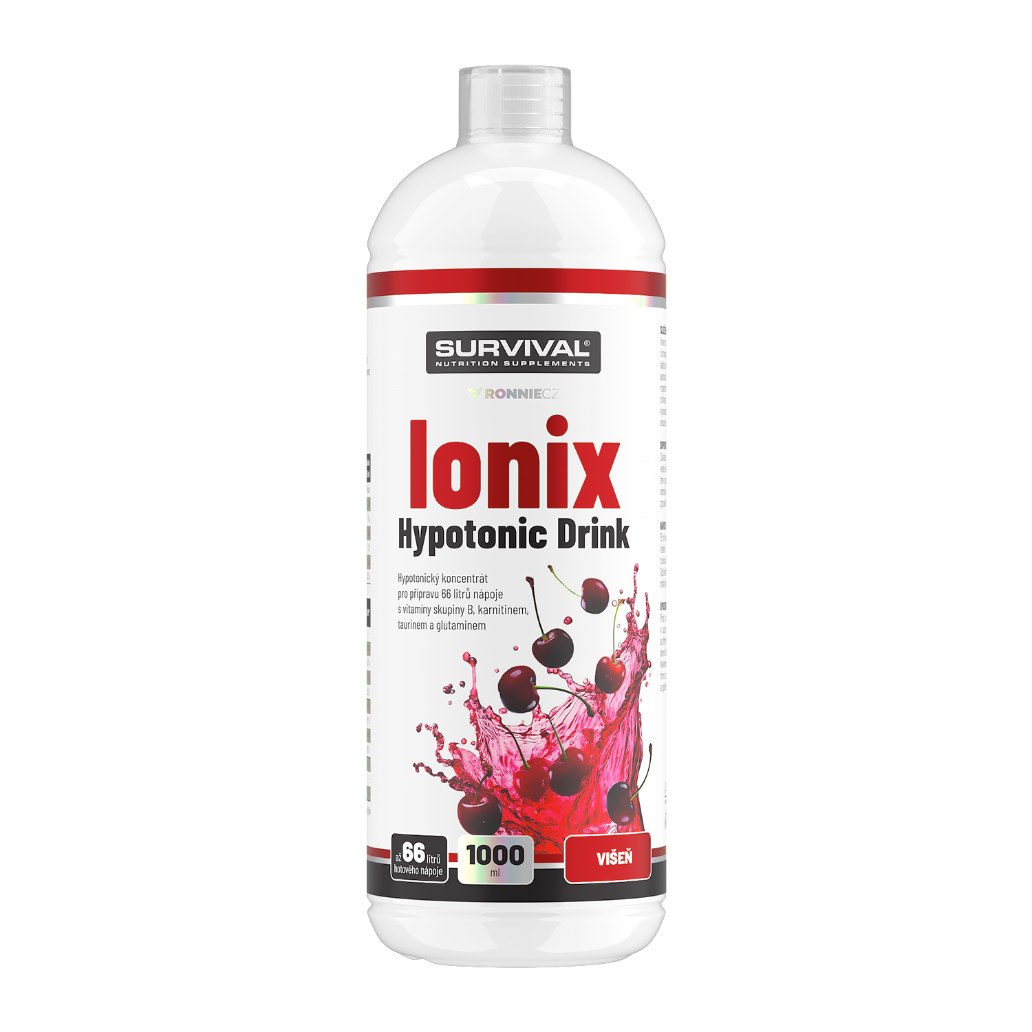 Survival Ionix Hypotonic Drink 1000 ml višeň