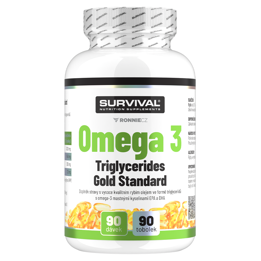 Survival Omega 3 Triglycerides Gold Standard 90 tob