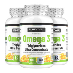 Survival Omega 3 Triglycerides Ultra Concentrate 2+1 ZDARMA 2+1 ZDARMA