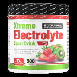Survival Xtreme Electrolyte Sport Drink 300 g jahoda-kiwi