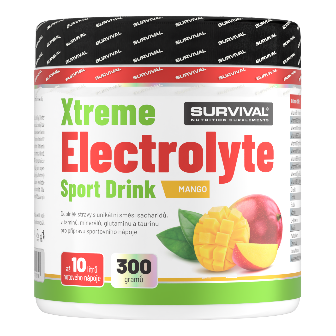 Survival Xtreme Electrolyte Sport Drink 300 g mango