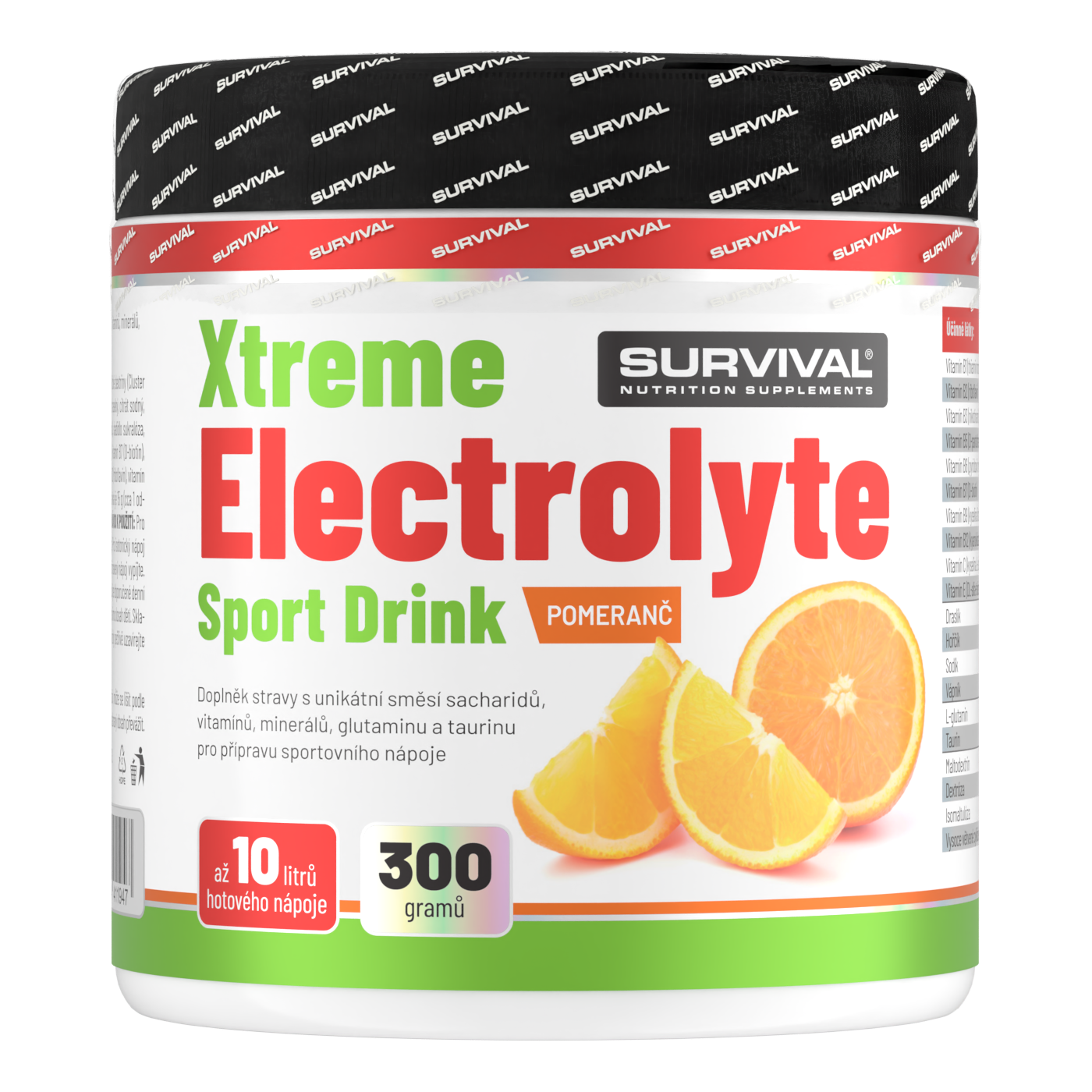 Survival Xtreme Electrolyte Sport Drink 300 g pomeranč