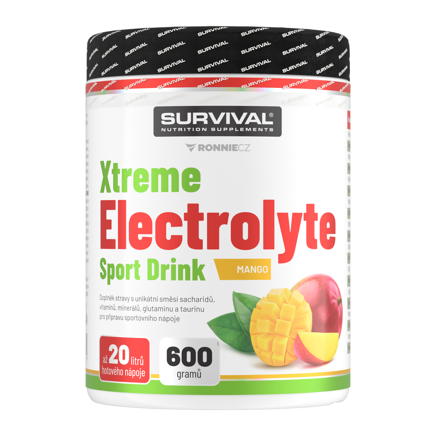 Survival Xtreme Electrolyte Sport Drink 600 g mango
