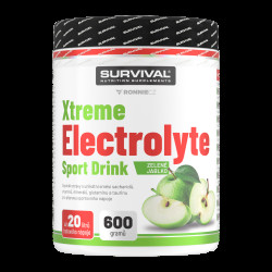 Survival Xtreme Electrolyte Sport Drink 600 g zelené jablko
