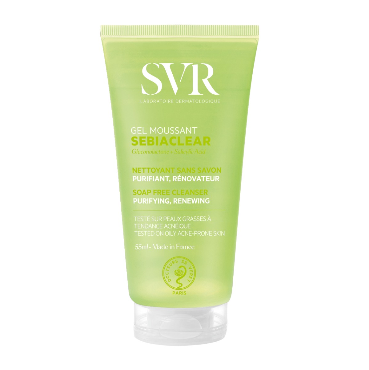 SVR Sebiaclear Gel Moussant čisticí pěnivý gel 55 ml