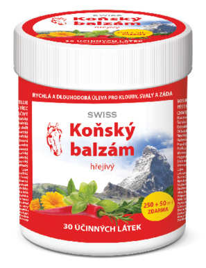 SWISS Koňský balzám hřejivý 300 ml