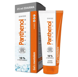 SWISS Panthenol  Premium 10% gel s mentolem 100 + 25 ml