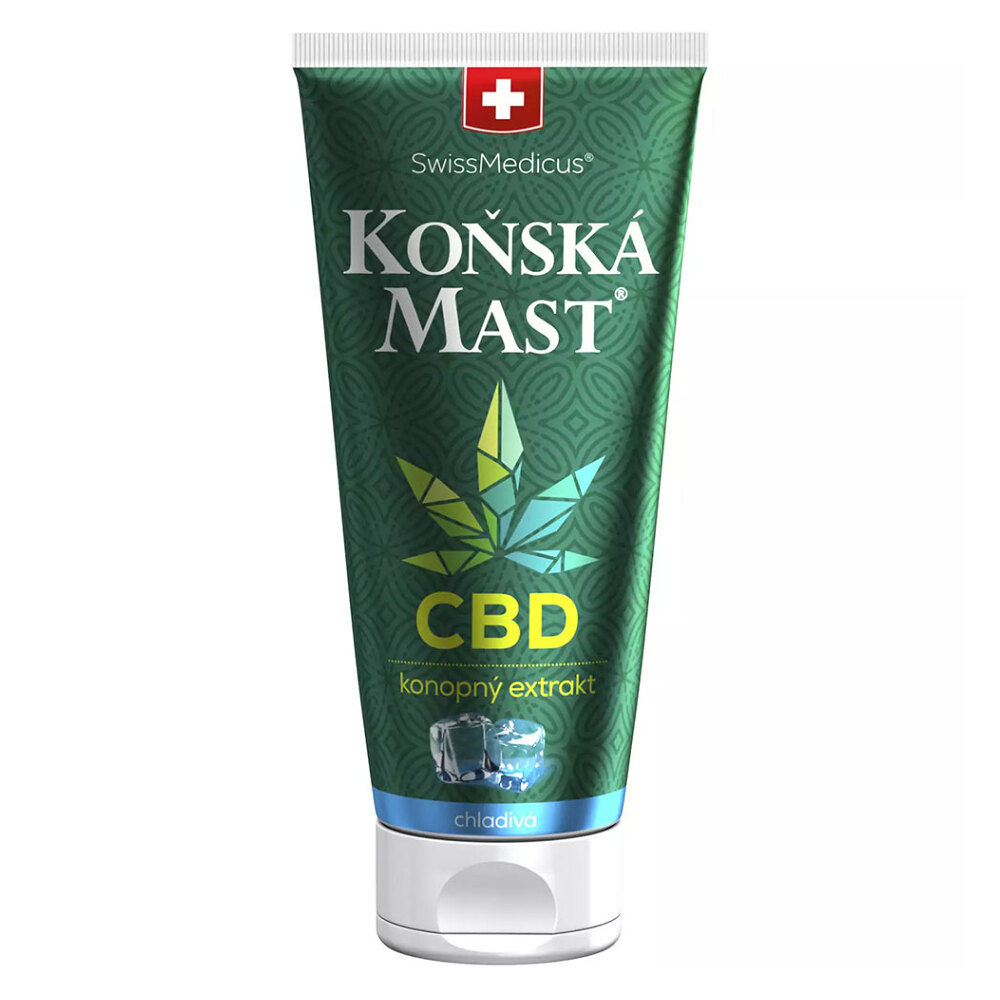 SWISSMEDICUS Koňská mast s CBD chladivá 200 ml