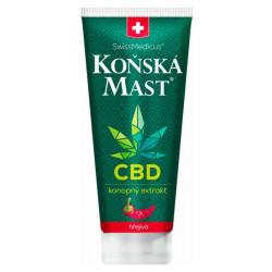 SWISSMEDICUS Koňská mast s CBD hřejivá 200 ml
