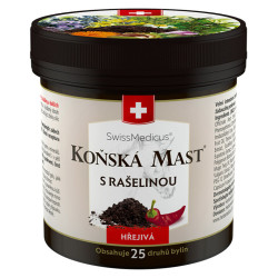 SWISSMEDICUS Koňská Mast s rašelinou hřejivá 250 ml
