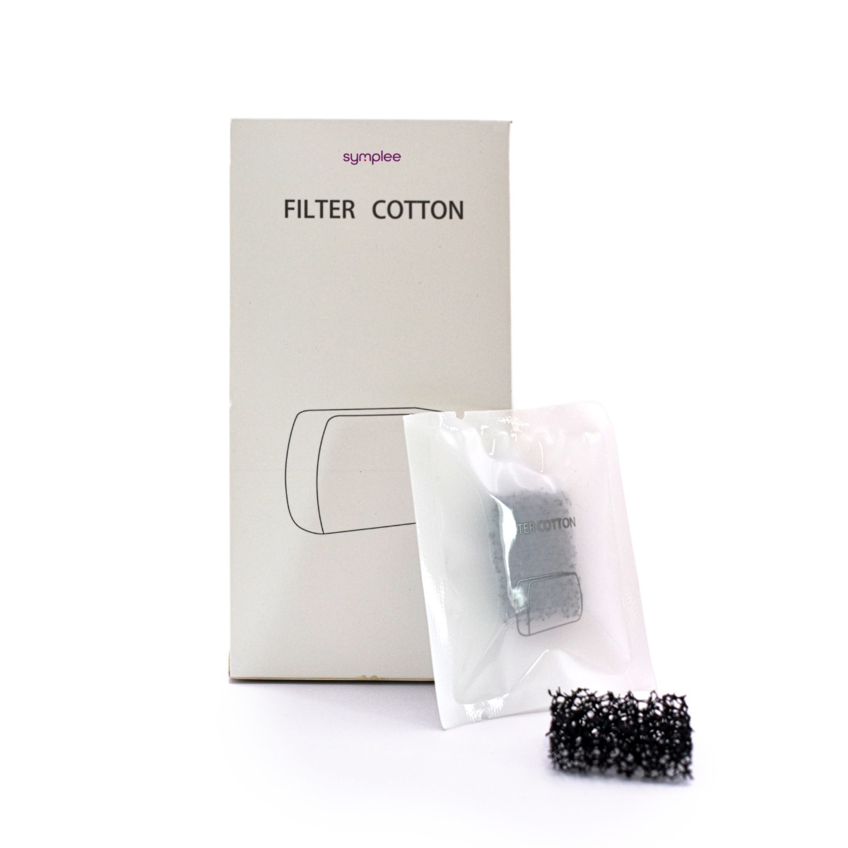 Symplee Smart Pet Fountain náhradní filtr pro čerpadlo 12 ks