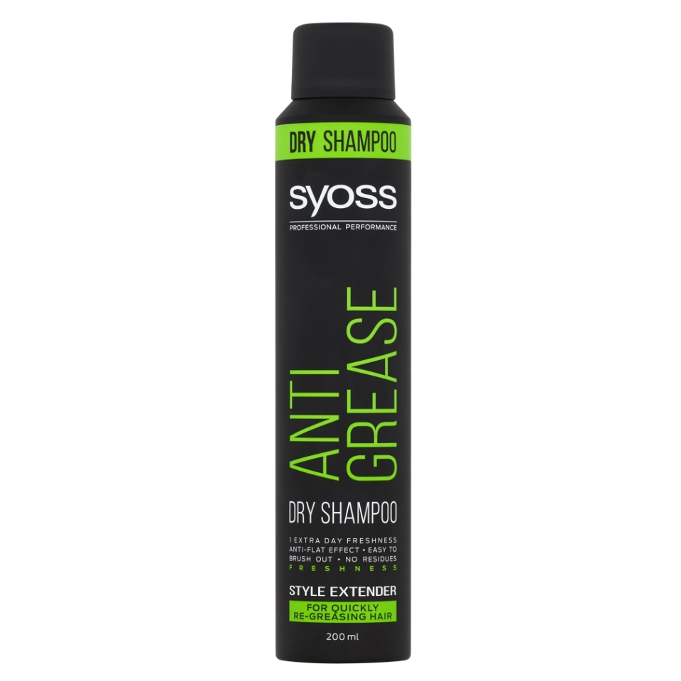 SYOSS Anti Grease Suchý šampon pro rychle se mastící vlasy 200 ml