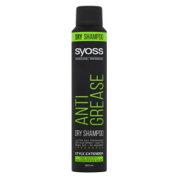 SYOSS Anti Grease Suchý šampon pro rychle se mastící vlasy 200 ml