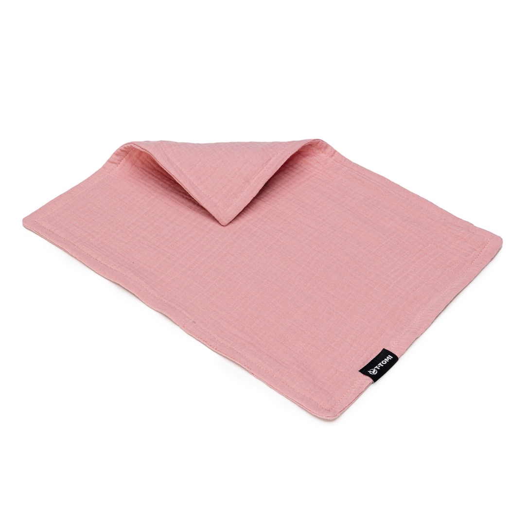 T-tomi BIO Mušelínová plena pod hlavičku Pink