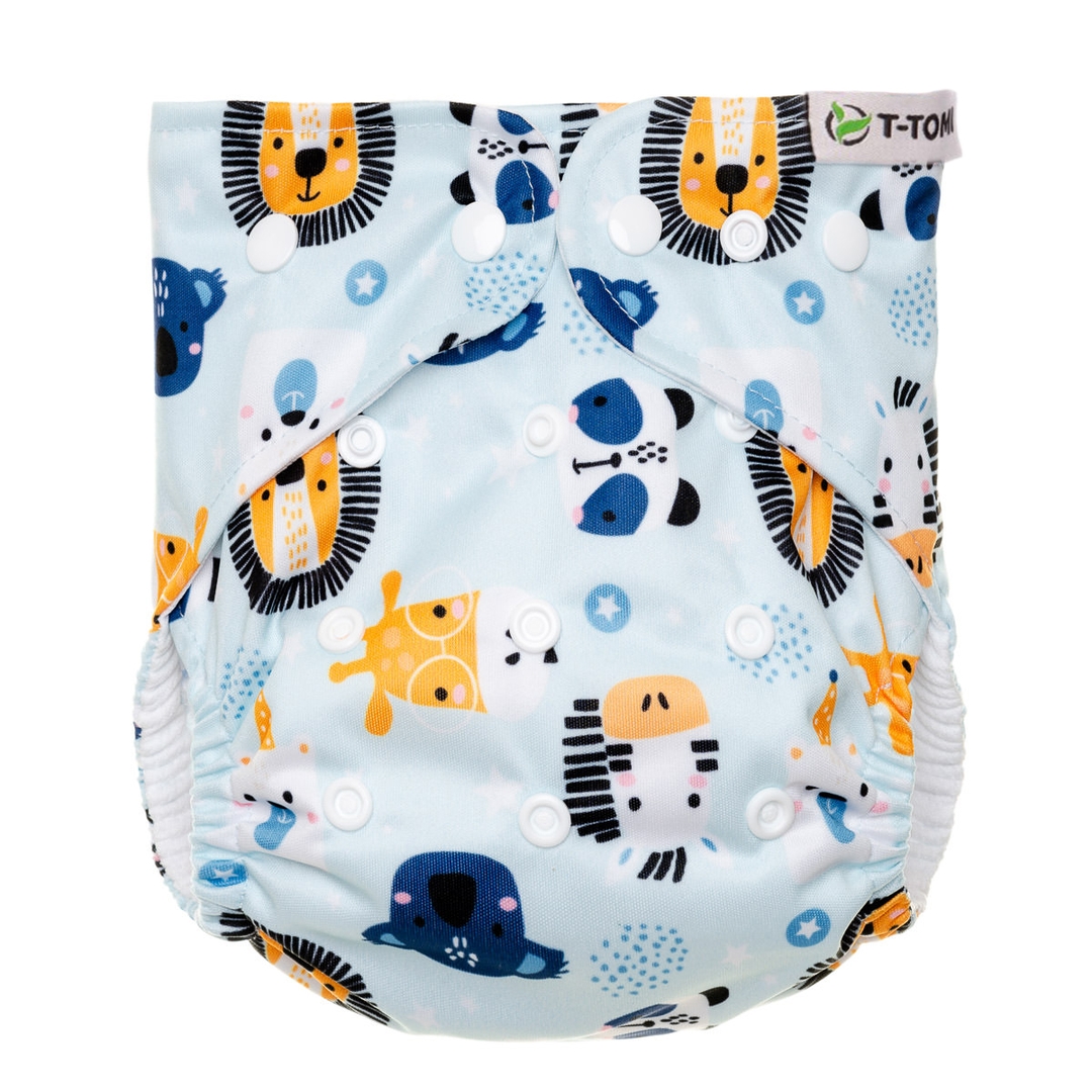 T-tomi Kalhotková plena AIO - přebalovací set patentky Animals