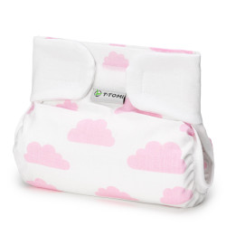 T-tomi Ortopedické abdukční kalhotky - suchý zip Pink clouds (3-6kg)