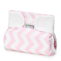 T-tomi Ortopedické abdukční kalhotky - suchý zip Pink zig-zag (3-6kg)