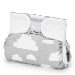 T-tomi Ortopedické abdukční kalhotky - suchý zip White clouds (3-6kg)