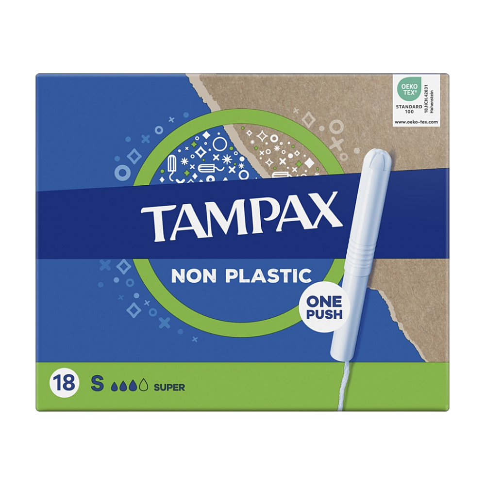 TAMPAX Tampony s aplikátorem Super 18 kusů