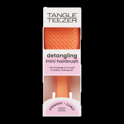 TANGLE TEEZER The Ultimate Detangler Mini Straight - Curly Salmon Pink Apricot