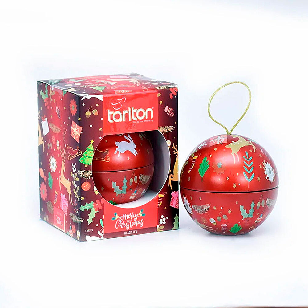TARLTON Christmas bauble vanilla černý čaj 30 g