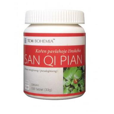 TCM Pavšehoj čínský kořen San Qi 208P 100 tablet