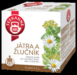 TEEKANNE Játra a žlučník sáčky 10 x 2 g
