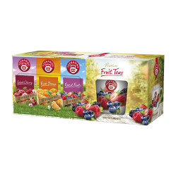 TEEKANNE Premium fruit teas ovocné čaje s hrnkem 3 x 20 sáčků