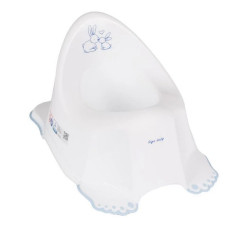 Tega Baby Dětský nočník s melodií protiskluzový ergonomický Králiček, bílý