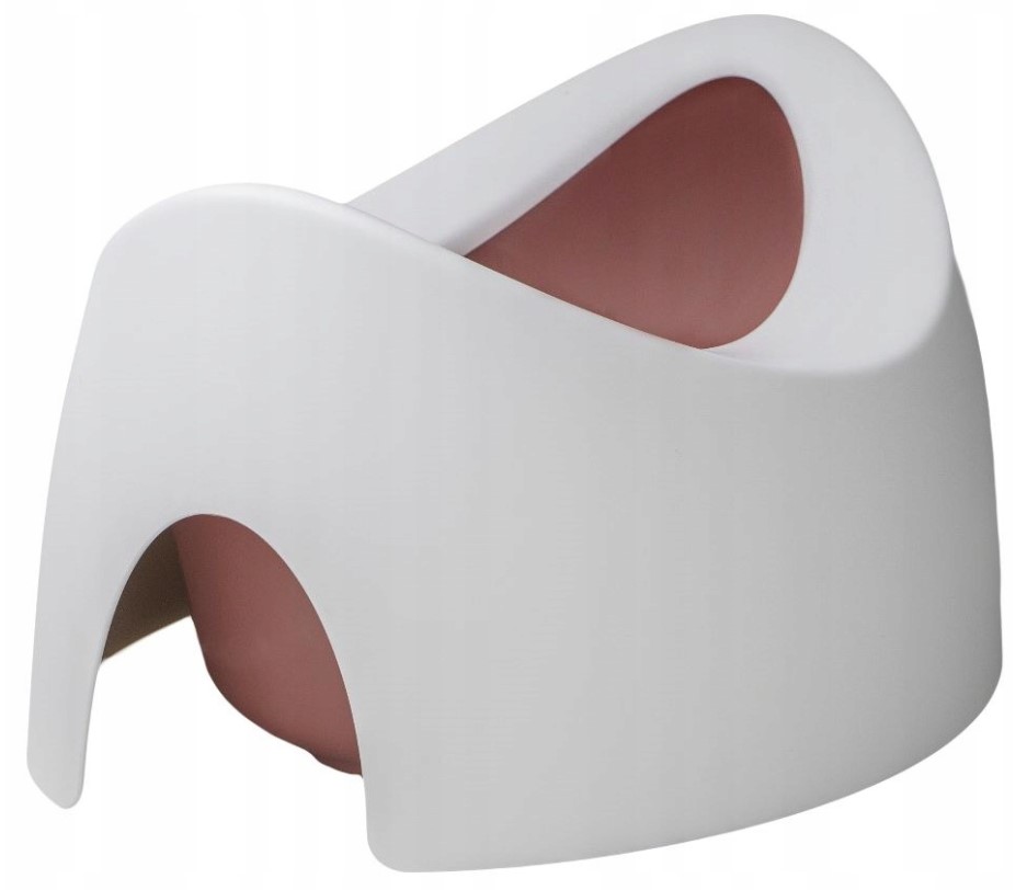 Tega Baby Oboustranný, ergonomický nočník Teggi, bílá/růžová