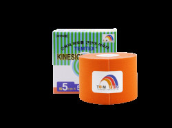 TEMTEX kinesio tape Classic, oranžová tejpovací páska 5cm x 5m