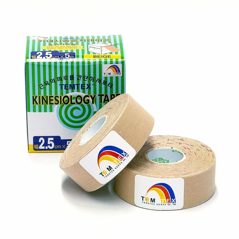 TEMTEX  kinesio tape classic béžová tejpovací páska 2 x 2,5cm x 5m