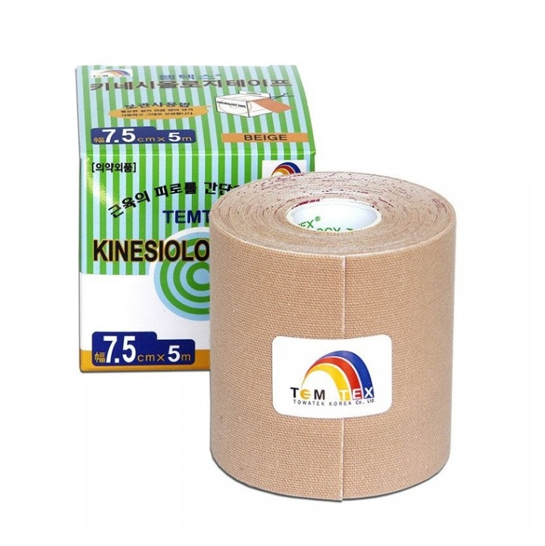 TEMTEX Kinesio tape Classic béžová tejpovací páska 7,5cm x 5m 1 kus