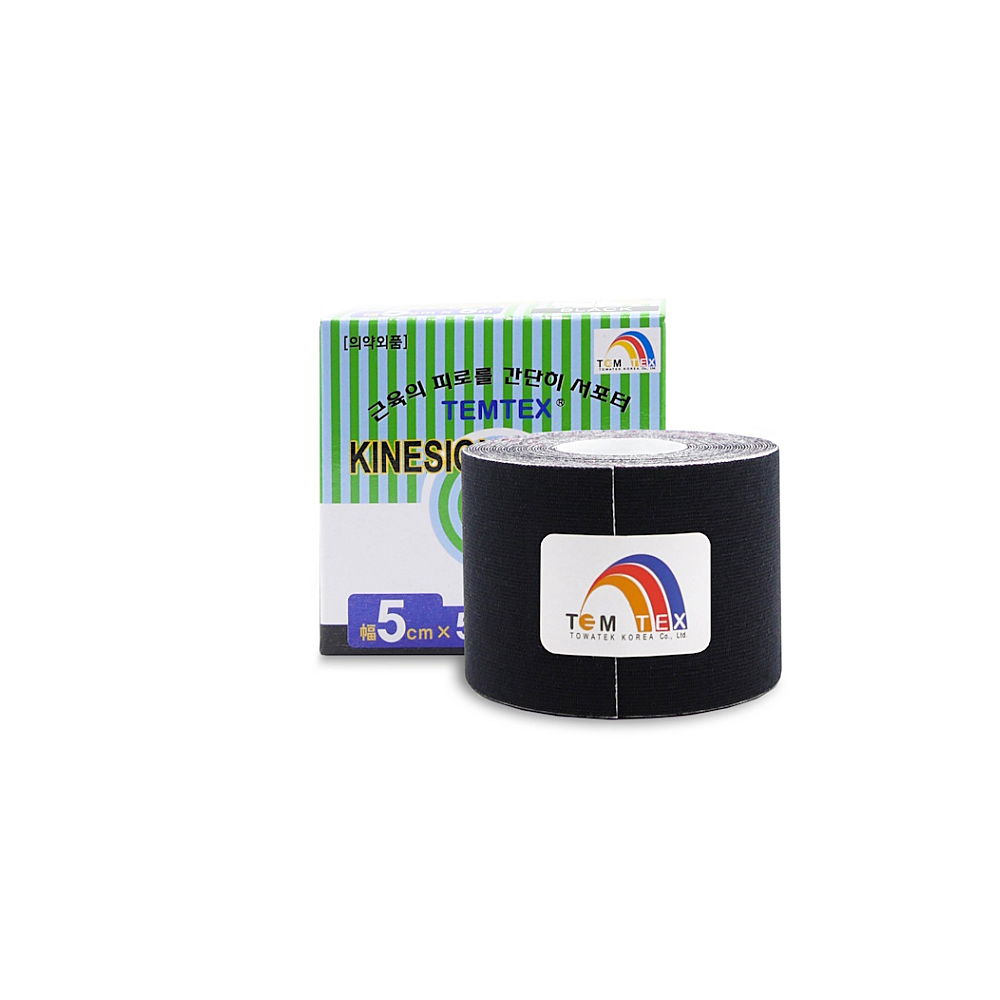 TEMTEX Tejpovací páska černá 5cmx5m