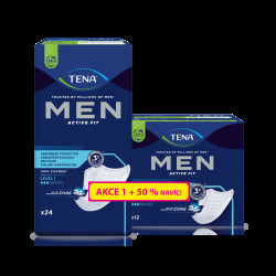 Tena Men Level 1 + 50 % navíc inkontinenční vložky pro muže 36 ks