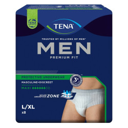 TENA Men protective underwear maxi L/XL 8 kusů