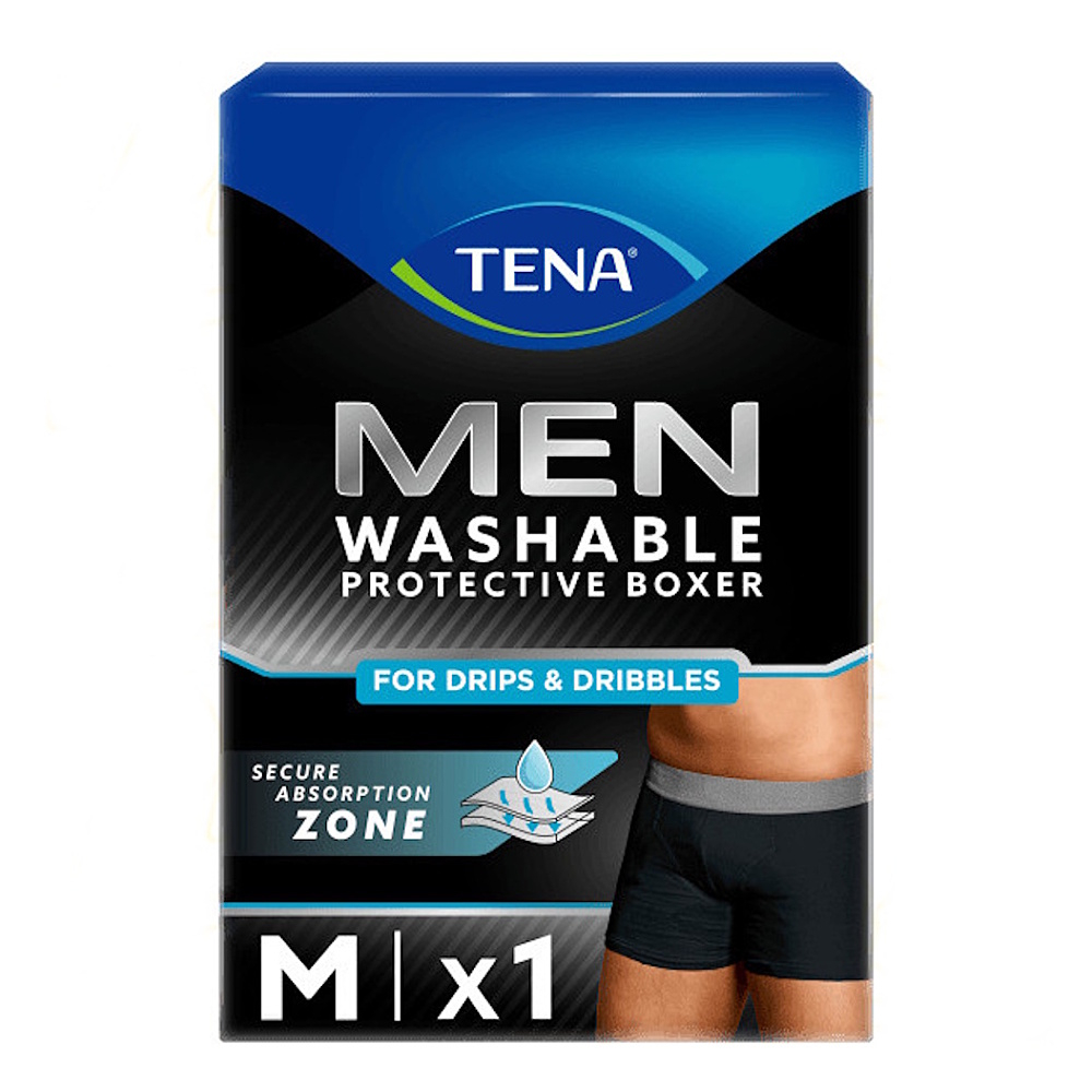 TENA Men Protective washable černé inkontinenční boxerky M 1 kus