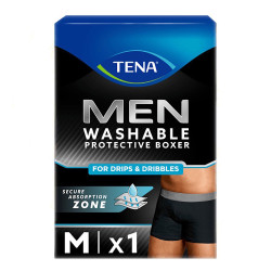 TENA Men Protective washable černé inkontinenční boxerky M 1 kus