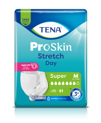 Tena Stretch Day Super vel. M inkontinenční kalhotky 10 ks