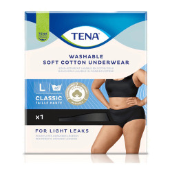 TENA Washable Underwear L černé inkontinenční kalhotky pro ženy 1 kus