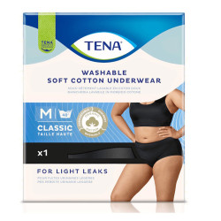TENA Washable Underwear M černé inkontinenční kalhotky pro ženy 1 kus